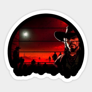 Red Dead Redemption Crow boy western RDR Gamer Gift Idea T-Shirt Sticker